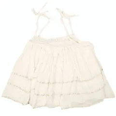 BEAMS BOY ビームスボーイ 21SS サテンテープ ギャザーキャミソール 13-01-0483-163 ONE SIZE NATURAL トップス g25946のサムネイル
