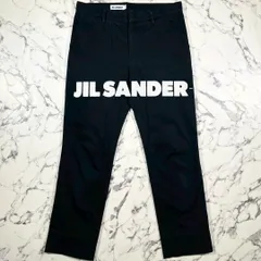 ✨13年製/正規品✨JIL SANDER M位 黒 ストレッチ素材 パンツのサムネイル