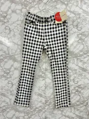 新品タグ付 coen コーエン キッズ ストレッチ裏起毛スキニーパンツ ギンガムチェック◆Size 130cmのサムネイル