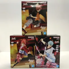 084 未開封 銀魂 -吉原大炎上- VIBRATION STARS 神楽 神威 坂田銀時	フィギュア3体セット【G0442-004】