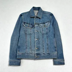 A.P.C denim jacket XS blue 短丈 デニムジャケット トラッカージャケットGジャン  フェード メンズ 古着 Sサイズ相当 本体定価29000円