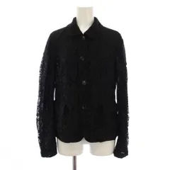 コムデギャルソンコムデギャルソン COMME des GARCONS COMME des GARCONS コムコム AD2011 レース シャツジャケット S 黒 RI-J044 /BMのサムネイル