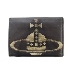 ヴィヴィアンウエストウッド Vivienne Westwood パスケース 定期入れ レザー オーブロゴ 黒 ブラック ベージュ /YJ ■GY06のサムネイル