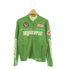 ヒステリックグラマー HYSTERIC GLAMOUR 25SS CIRCLE GIRLワッペン レーシングジャケット ジップアップ F 緑 01251CJ01 /NR ■OSのサムネイル