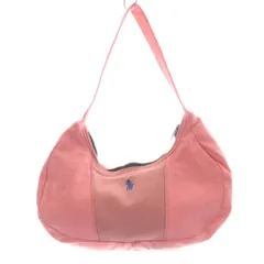 ラルフローレン RALPH LAUREN キャンバス ハンドバッグ ショルダーバッグ ロゴ ピンクのサムネイル