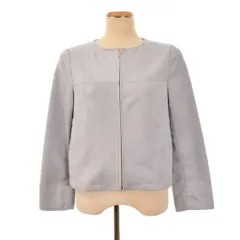 ロペピクニック ROPE Picnic ノーカラージャケット 38 グレー ■GY58