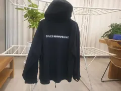 PEACEMINUSONE プルオーバー フーディー ブラック