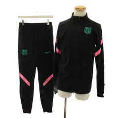 ナイキ NIKE FC Barcelona FCバルセロナ 20/21 ストライク トラック スーツ セットアップ 上下 ジャージ ジャケット パンツ S 黒 /YM
