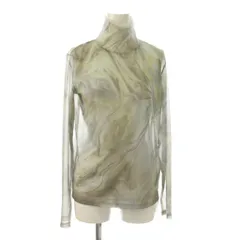 B&Y ユナイテッドアローズ BEAUTY&YOUTH ビューティー&ユース シャツ ブラウス F グレー マーブル柄 タートルネック 長袖 /JP