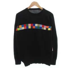 ユニフォームエクスペリメント uniform experiment 19SS COLOR CHART CREW NECK KNIT ニット セーター 3 黒 ブラック 長袖 カラーチャート柄 クルーネック /FFのサムネイル