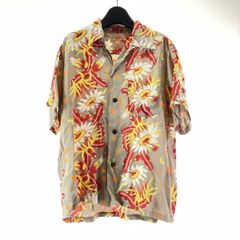 1 KAHANAMOKU 東洋 レーヨンアロハシャツ ホワイト系 船柄 M - メルカリ