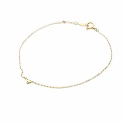 ノジェス NOJESS K18 ダイヤ0.01ct ハートブレスレット ゴールドのサムネイル