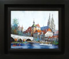 ベルナール・ビュッフェ「Moret-sur-Loing」希少画集の額装画 - メルカリ