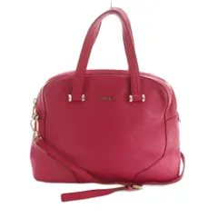 フルラ FURLA 2WAY ハンドバッグ ショルダーバッグ レザー ショッキングピンク /MI ■OS