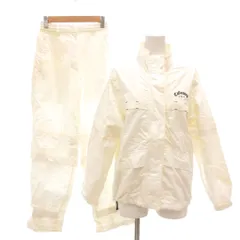 キャロウェイ CALLAWAY レインウェア セットアップ スタンドカラー S 白 ホワイト /YJ ■GY61