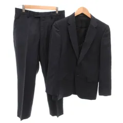 ポールスミス PAUL SMITH セットアップ スーツ テーラードジャケット パンツ スラックス チェック柄 S 紺 ネイビー /YJ ■ECA002