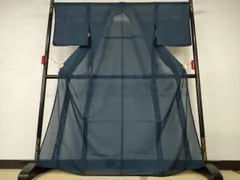 平和屋着物＊夏物　色無地　褐返色　洗える着物　AABH3242jd