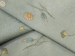平和屋着物●洗える最高級着物　＜英＞はなぶさ謹製　小紋　吹き寄せ花文　暈し染め　CABE2453yc