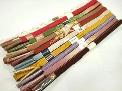 平和屋着物●和装小物　帯締め10本セット　高麗組　礼装用　四代藤三郎紐　金糸　逸品　未使用　CABF7224ju