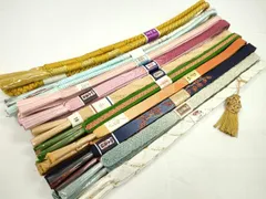 平和屋着物●和装小物　帯締め10本セット　高麗組　鴨川組　礼装用　亀房付き　さが美扱い　金糸　逸品　未使用　CABF7226ju