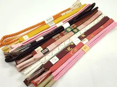 平和屋着物●和装小物　帯締め10本セット　高麗組　冠組　礼装用　金糸　逸品　未使用　CABF7230ju