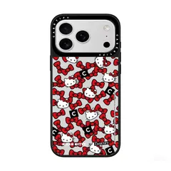 CASETiFY ハローキテ鏡面ィMagSafe対応iPhoneケース  iPhone17/17 Pro/17Pro Max/iphone16/15/14/13/12多機種対応