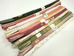 平和屋着物●和装小物　帯締め10本セット　高麗組　笹浪組　礼装用　丸組　金糸　逸品　未使用　CABF7244ju