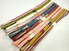 平和屋着物●和装小物　帯締め10本セット　高麗組　笹浪組　平源氏組　礼装用　金糸　逸品　未使用　CABF7245ju