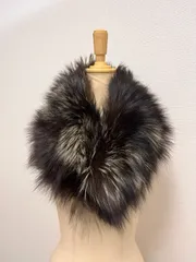 SAGA FOX リアルファー ショール 毛皮 ブラウン系 C260406A17