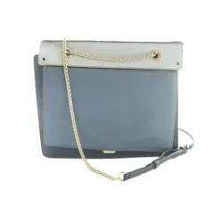 フルラ FURLA ショルダーバッグ レザー フラップ 青 /MI ■OS