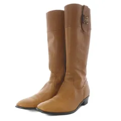 ダイアナ DIANA ブーツ ロング ハイヒール レザー 25cm ブラウン /YO32