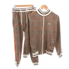 ロンズデール LONSDALE セットアップ Burmarsh トラックジャケット パンツ 千鳥格子 S ベージュ 紺 ネイビー /YJ ■ECD002のサムネイル