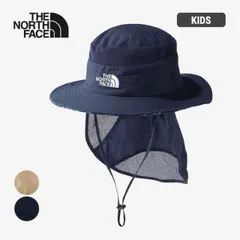 ザ・ノース・フェイス キッズ ハット THE NORTH FACE NNJ02317 K NV SUNSHIELD HAT キッズノベルティ サンシールドハット UVケア 撥水 通気性 メッシュ付き アウトドア キャンプ 林間学校対応 子供 ノースフェイス (