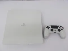  中古品 ゲーム プレイステーション4 PS4本体 CUH-2100A  グレイシャーホワイト 動作品 周辺機器付き