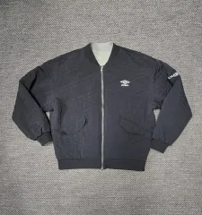 アンブロ 24ss ユニセックス リバーシブル キルティング ダウン ブルゾン ジャケット 両面 MA-1ジャケット