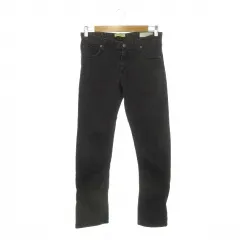 ヴェルサーチジーンズ VERSACE JEANS COUTURE デニムパンツ ジーンズ 30 黒 ブラック 無地 長ズボン ストレートレッグ A2GEB0S0HCZ33 /AH15 ■GY18のサムネイル