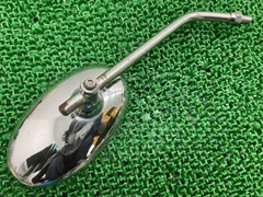 ナポレオン製バルカン400 ミラー 片側 社外 中古 正10mm クラシカルミラー メッキ オーバルミラー スライドステー スティード oDのサムネイル