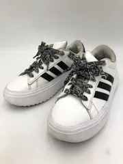 adidas アディダス IE1092 グランドコート プラットフォーム    ローカット スニーカー size24.0cm/白×黒■■レディース