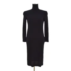 ミス アシダ miss ashida タイト ワンピース スタンドカラー 7 黒 ブラック ■ECB001