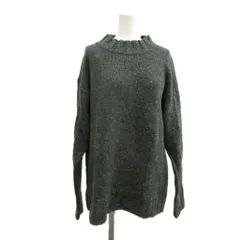 ユニクロ UNIQLO JWアンダーソン JW ANDERSON ニット セーター ウール L グレー ネップ モックネック 長袖 /PP ■GY61