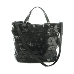 バオバオ イッセイミヤケ BAOBAO ISSEY MIYAKE 2WAY ショルダーバッグ ハンドバッグ 幾何学模様 黒 /MI ■OS