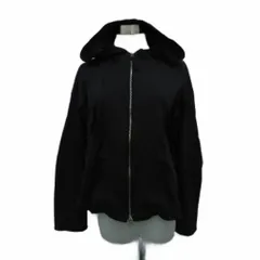 エヴェックス バイ クリツィア EVEX by KRIZIA ブルゾンジャケット 40 L 黒 ブラック フード付き /HO31 ■GY61のサムネイル
