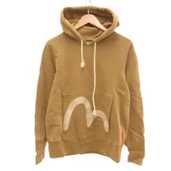 エヴィス EVISU トレーナー スウェットパーカー ロゴ 38 マスタード 茶 ブラウン /JS ■ECC001のサムネイル
