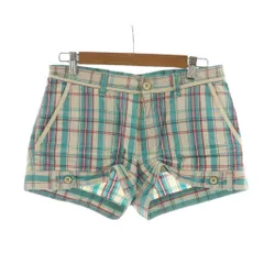 ディーゼル DIESEL ショートパンツ 28 緑 グリーン チェック柄 /RR