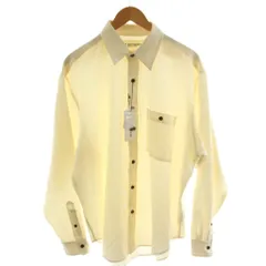 シンゾーン Shinzone 25AW WOOL DADDY SHIRT シャツ ブラウス ウール F0 白 ホワイト 長袖 無地 胸ポケット 25AMSBL05 /AN21のサムネイル