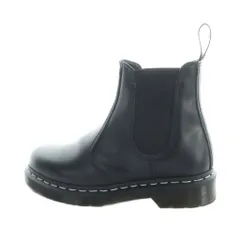 ドクターマーチン DR.MARTENS 2976WS サイドゴアブーツ ショート ロゴ レザー UK5 24cm 黒 ブラック ■GY18 /MQ