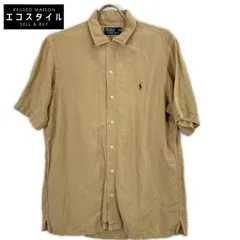 POLO RALPH LAUREN ポロ ラルフローレン 90S リネン×シルク オープンカラー シャツ M