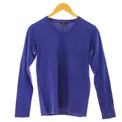 ピーエスポールスミス PS Paul Smith Tシャツ S 青 ブルー 無地 Vネック 長袖 /GG ■GY60のサムネイル