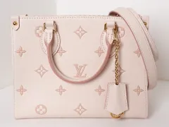 美品 LOUIS VUITTON(ルイヴィトン) オンザゴーPM M14403 アンプラント エデン ホワイト系 2WAYハンド ショルダーバッグ モノグラムのサムネイル