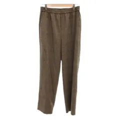 マッキントッシュ ロンドン MACKINTOSH LONDON イージーパンツ スラックス 38 茶 ブラウン チェック柄 /KR ■GY06のサムネイル